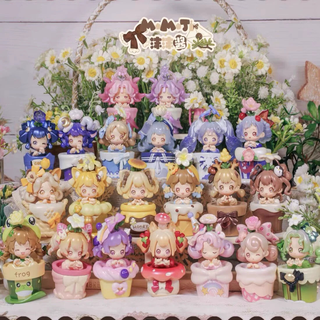 KKV正品沫沫酱奇迹花园系列盲盒潮玩可爱萌粒手办公仔摆件小礼物